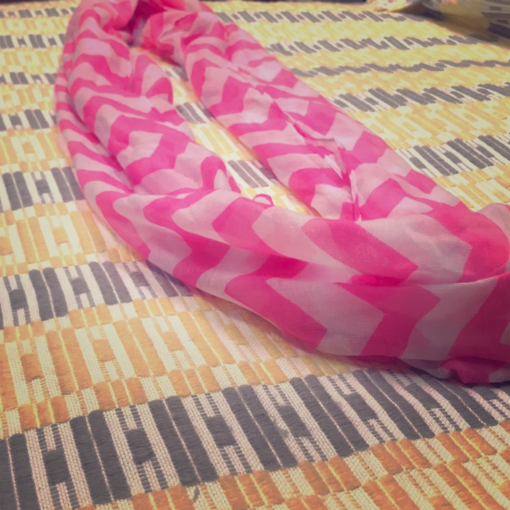 Infinity scarf.